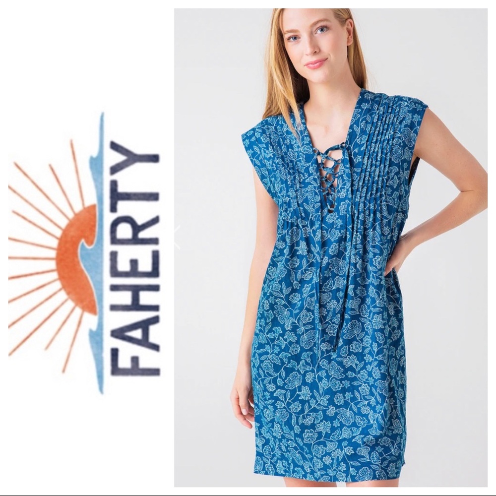 NWT ✨ Faherty B.YELLOWTAIL x Cameo Cove Dress